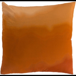 TIWARI HOME 22" Tangerine Solid Square Throw Pillow In Orange