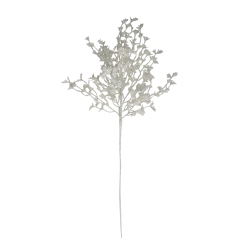 NORTHLIGHT 26" Glittered Holly Leaves And Berries Artificial Christmas Spray In White