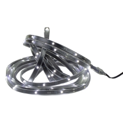 CC CHRISTMAS DECOR 18' Pure Led Outdoor Christmas Linear Tape Lighting - Black Finish In White