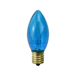 NORTHLIGHT Pack Of 25 Incandescent C9 Christmas Replacement Bulbs In Blue