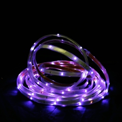 CC CHRISTMAS DECOR 18' Purple Led Outdoor Christmas Linear Tape Lighting - Finish In White