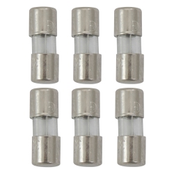 NORTHLIGHT Pack Of 6 Replacement Fuses for Mini Christmas Lights, 3 Amps