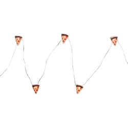 NORTHLIGHT 10-Count Led Pizza Fairy Lights - Warm In White