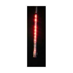 HOFERT 24" Led Lighted Dripping Icicle Tube Christmas Decoration - In Red
