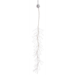 VICKERMAN Set Of 144 Warm Multi-Function Led Snowfalling Branch Christmas Lights In White