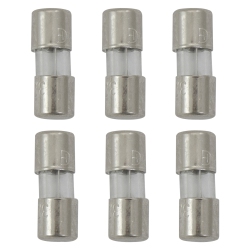 NORTHLIGHT Set Of 6 Replacement Fuses for C7 Or C9 Christmas Lights - 3 Amps