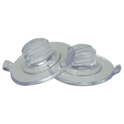 NORTHLIGHT Set Of 20 Clear Suction Cup Christmas Light Clips - 1.5