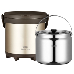 THERMOS Brand 4.5L Stainless Steel Carry Out Shuttle Chef Thermal Cooker (Tcra-4500)