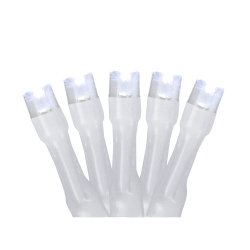 NORTHLIGHT 20 Battery Operated Pure Led Wide Angle Christmas Lights - 9.5 Ft Wire In White