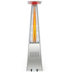 SLICKBLUE 42000 Btu Pyramid Patio Heater With Wheels