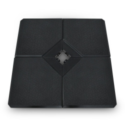 GYMAX 4 Cantilever Offset Umbrella Base Weight Stand Water/sand Filled