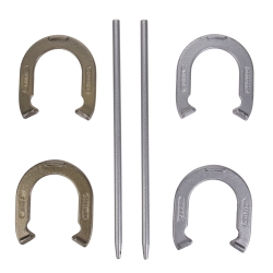 TRIUMPH Steel Horseshoes Set In Silver