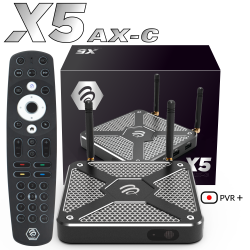 BUZZTV X5 128 Ax-C - 4K Uhd Android Media Streaming Player. 4GB Ram / 128GB Memory / 6Th Generation Wireless Ax