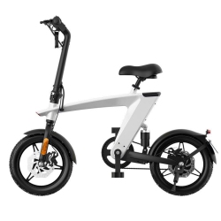 TRANSCANADA BIKE Zip Bike - Foldable Compact E-Bike - In White
