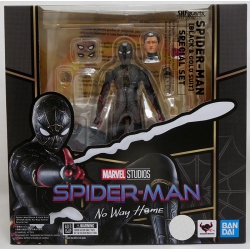 MARVEL Spider-Man No Way Home 6 Inch Action Figure S.h. Figuarts - Spider-Man Upgraded Suit In Black