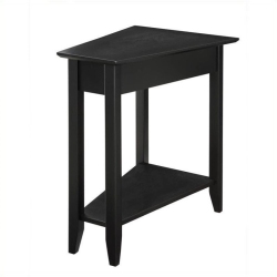 PEMBERLY ROW Wedge End Table - In Black