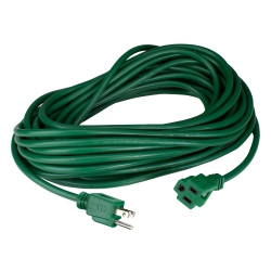 NORTHLIGHT 100Ft 3-Prong Outdoor Extension Power Cord In Green