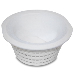 SWIM CENTRAL Set Of 5 Basket Buddy One Size Pool Filter System Saver Skimmer Socks In White