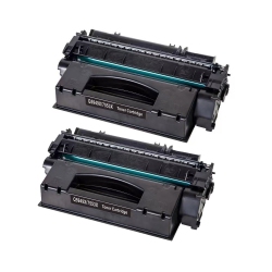MAX SAVING - 2Pack Compatible Toner Cartridge for Q7553X, HP 53X, HP Q7553X, Laserjet M2727Mfp, M2727Nf, M2727Nf Mfp, P2015, P2015D, P2015Dn, P2015X