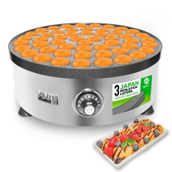 ALDKITCHEN Ap-541 Mini Dutch Pancake Maker | Round Poffertjes Iron | Holland Pancakes | Nonstick Poffertjes Baking Machine | 110V