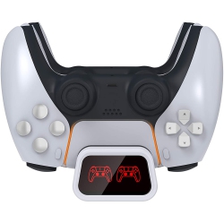 VERBATIM - Dual Charging Stand for Use With Playstation5 Dualsense Wireless