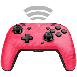 PDP Nsw - Faceoff Wireless Deluxe Controller (Pink Camo)