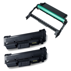 MAX SAVING - 3Pack (2X Mlt-D118L+ Mlt-R116L) Compatible 2Toner Cartridge & Drum Unit for Samsung Mlt-D118, Mlt-D118S, M3015Dw, Xpress M3065Fw