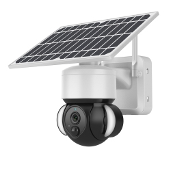 GUSH Wifi Solar Power Smart Security Camera With Floodlight, Colour Night View, 2 Way Communication