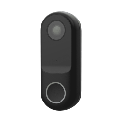 GUSH Smart Door Bell With 145° Wide View Circle Design, Ac Power Supply