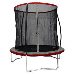 TRAINOR SPORTS 8 Ft Trampoline And Enclosure Combo | | Jumping Mat And Full Coverage Spring Padding