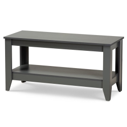 BAXTON STUDIO Elada Modern And Contemporary Finished Wood Coffee Table In Grey