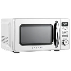 Galanz Retro 0.7 Cu.FT. Microwave (GLCMKZ07BKR07) - Vinyl Black