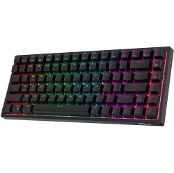 RK ROYAL KLUDGE Rk84 Wireless Bluetooth/2.4Ghz 75% RGB Mechanical Gaming Keyboard, Three Modes Connectable Keyboard With Hot-Swappable Switch