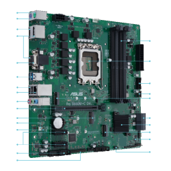 ASUS Micro-Atx Lga 1700 Motherboards (Pro B660M-C D4-Csm)