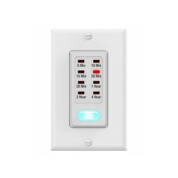 FOSMON Light Timer Switch 9 Setting 1875W In-Wall Countdown Timer Switch Etl Listed