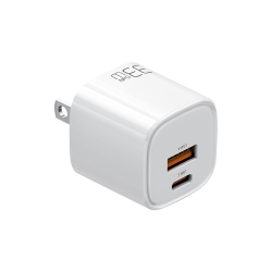 MCDODO Mini 33W Super Fast Pd+Qc Dual Port Charger for New Iphone & All Phones, 3.0 Fast Charger, USB C Wall Charger Pd Charger Compatible Phone 14