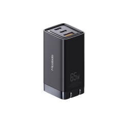 MCDODO Mini Gan 65W Super Fast Pd+Qc Dual Port Charger for New Iphone & All Phones, 3.0 Fast Charger, USB C Wall Charger Pd Charger for Iphone 14