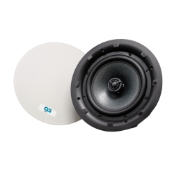 GS 8" In-Ceiling Speakers Mesh, Per Pair, 4Ω Impedance, Unit Size: 8.0" In White
