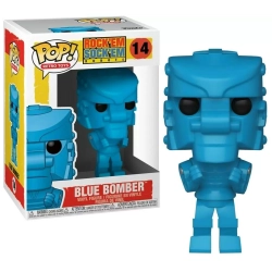 FUNKO Pop Retro Toys Rock 'em Sock 'em Robots Vinyl Figure Bomber #14 (Sale) In Blue