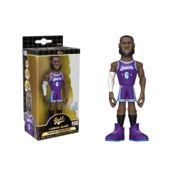 FUNKO Basketball Nba Premium Vinyl Figure Lebron James (City Uniform) (Los Angeles Lakers) 5" Figure In Gold