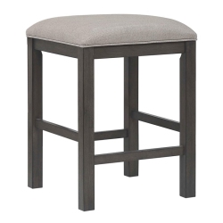 SUNSET TRADING Shades Of 18" Backless Upholstered Wood Barstool In In Gray