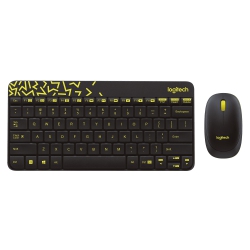 LOGITECH Mk240 Nano Compact Wireless Keyboard And Mouse Combo (Black)