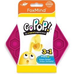 FOXMIND GAMES Go Pop Hexo 1-2 Players, Ages 5+, 10 Minutes In Magenta