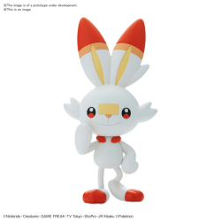 BANDAI Pokemon Plastic Model Kit: Quick #05 Scorbunny