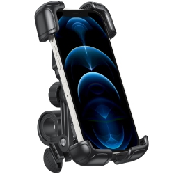 HLD Omoton Bike Phone Mount Holder for Cycling Motorcycle Accessory Handlebar, 360° Rotation Bicycle Phone Clip Clamp Stand Comp