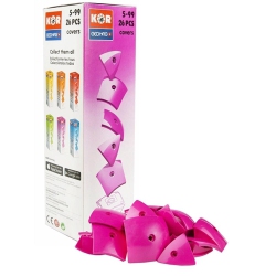 GEOMAG Kor Egg Covers - - 26-Piece Creative Magnet Cover Addition In Pink