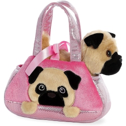 AURORA - Pet Carrier - 7" Peek-A Boo Pug