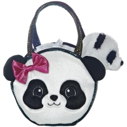 AURORA Pretty Panda Fancy Pal Pet Carrier 8" Plush By - 32605