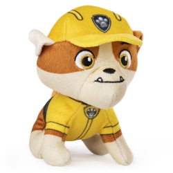 PAW PATROL , 5-Inch Rubble Mini Plush Pup