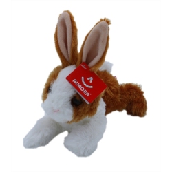 AURORA World Plush Mini Flopsie Baby Bunny 8" In Brown